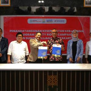 Gandeng Mahasiswa, Yayasan AHM Siapkan Puluhan Agen Safety Riding